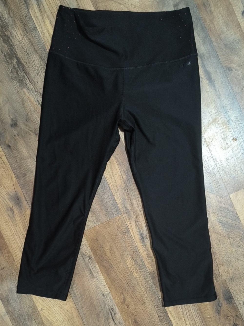 RBX Black High-Waist Capri Leggings
